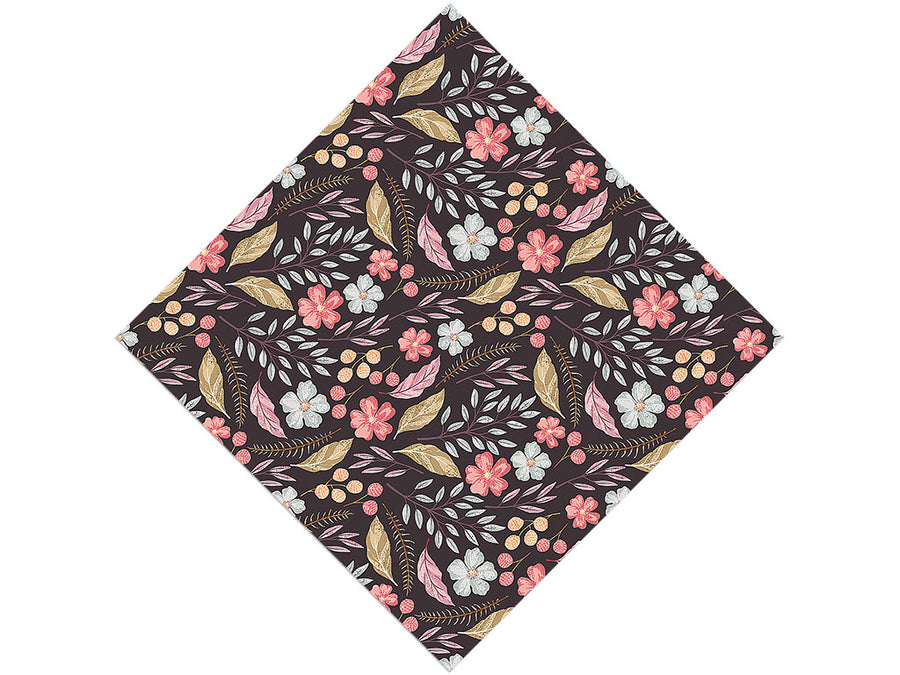 Forest Floor Floral Vinyl Wrap Pattern