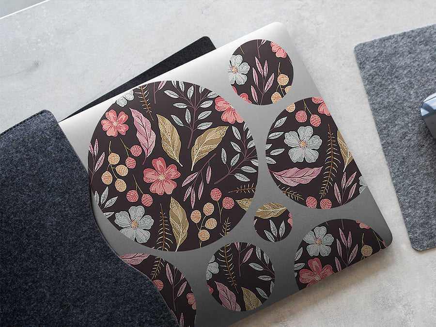 forest floor floral DIY Laptop Stickers