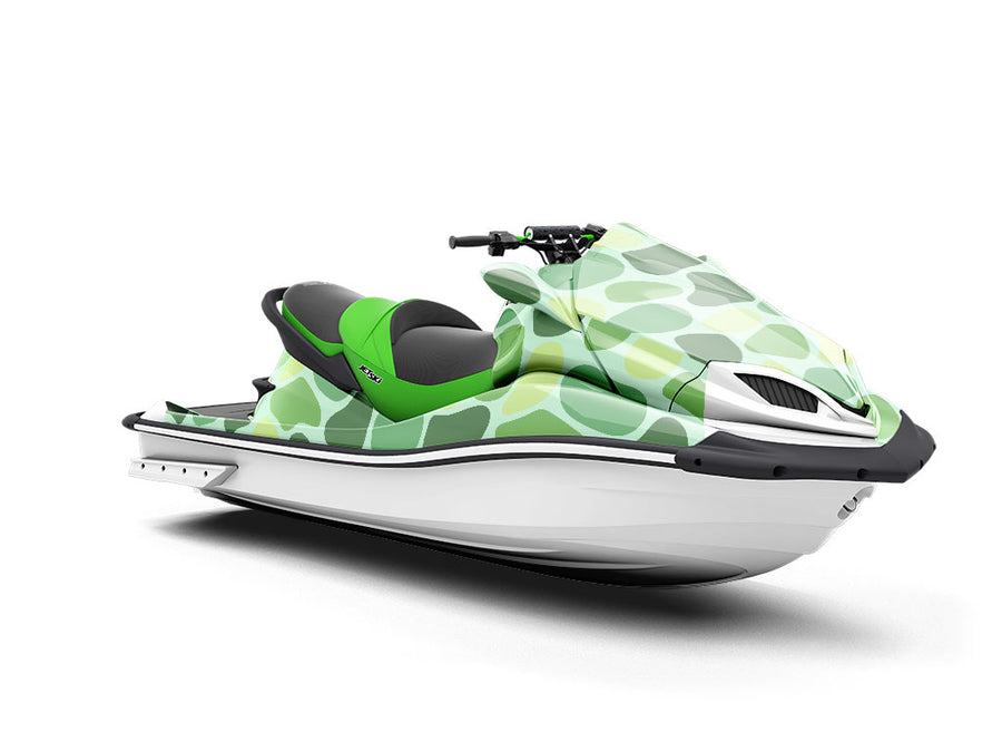 Forest Green Cobblestone Jet Ski Vinyl Customized Wrap