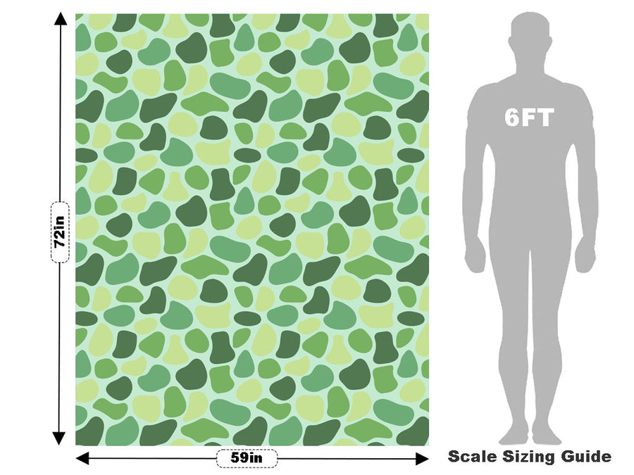 Forest Green Cobblestone Vehicle Wrap Scale~Rwraps Series 914 Forest Green Cobblestone Measurements~2