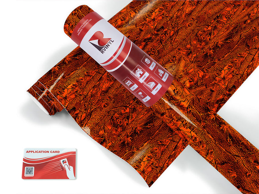 forest inferno camouflage Craft Vinyl Roll