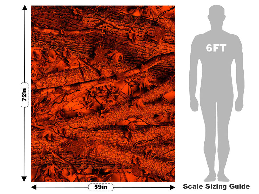Forest Inferno Camouflage Vehicle Wrap Scale~Rwraps Series 914 Forest Inferno Camouflage Measurements~1