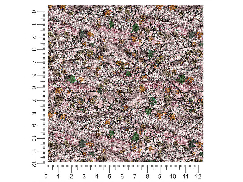 forest pink camouflage 1ft x 1ft Craft Sheets