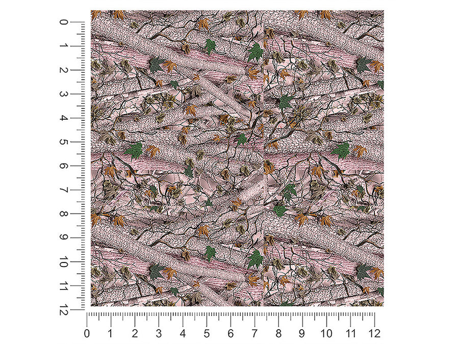 forest pink camouflage 1ft x 1ft Craft Sheets