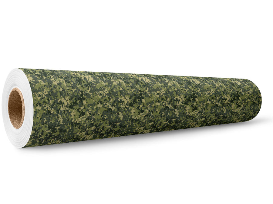 Forest Pixel Camouflage Wrap Film Wholesale Roll~Rwraps Series 914 Digitally Printed Vinyl Roll~5