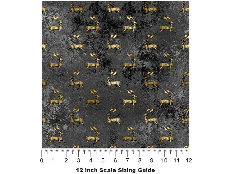 Forest Spirit Gothic Vinyl Film Pattern Size 12 inch Scale~Rwraps Forest Spirit Gothic Sizing Chart~2