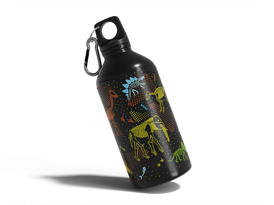 fossil faction dinosaur Water Bottle DIY Stickers