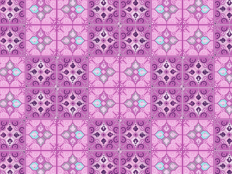 Foxglove Tile Vinyl Wrap Pattern~Rwraps Series 914 Digitally Printed Vinyl Wrap~0
