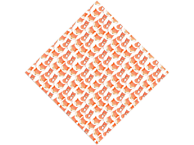 Foxy Frenzy Animal Vinyl Wrap Pattern