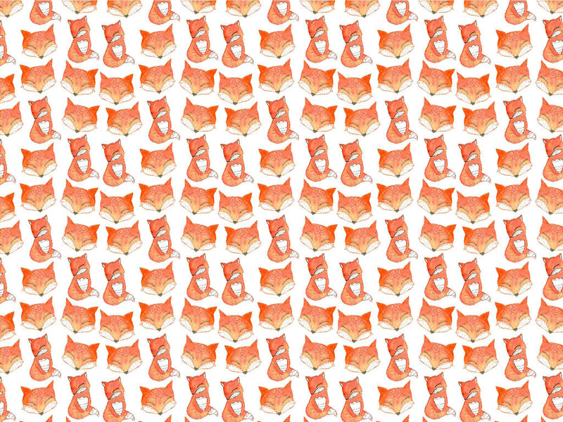 Foxy Frenzy Animal Vinyl Wrap Pattern~Rwraps Series 914 Digitally Printed Vinyl Wrap~0