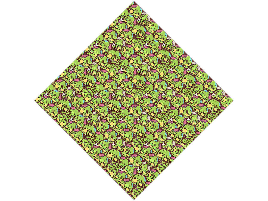 Frankenstein Dreaming Zombie Vinyl Wrap Pattern