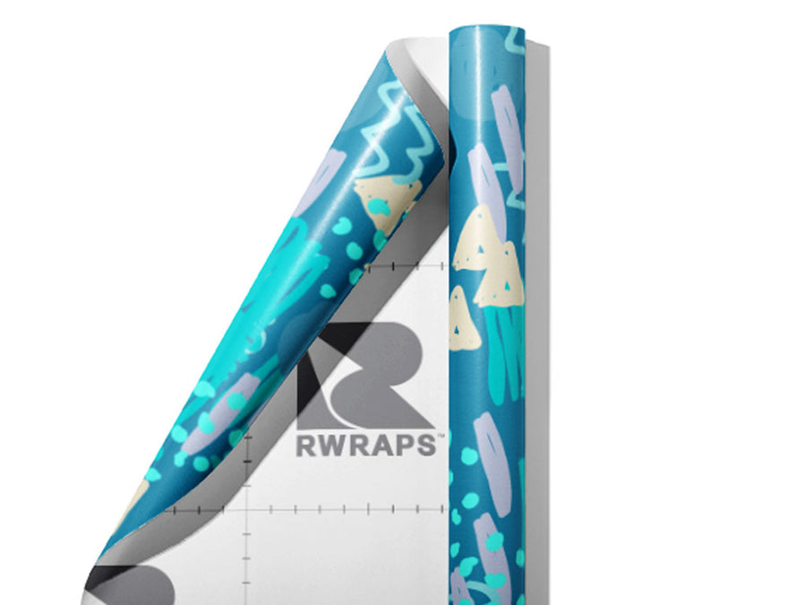 Fred Jones Abstract Wrap Film Sheets~Rwraps Series 914 Fred Jones Abstract Scrolled Sheet~3