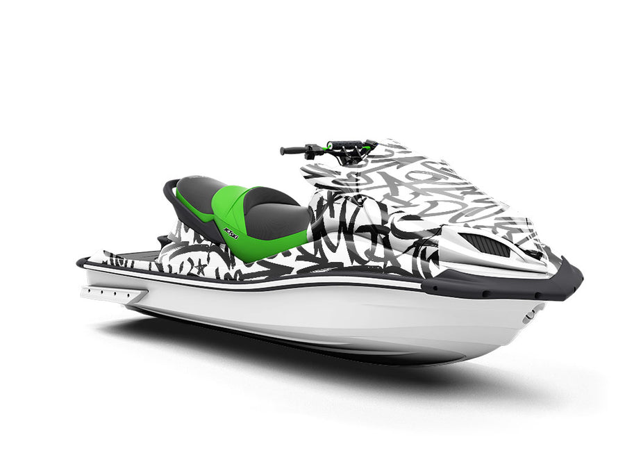 Free Spirit Graffiti Jet Ski Vinyl Customized Wrap