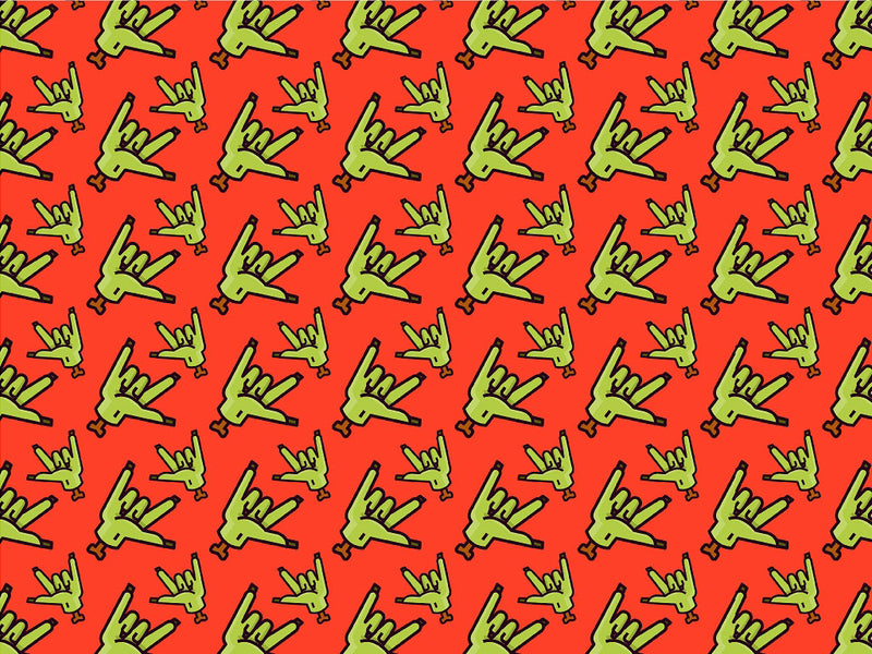 Freehand Rock Zombie Vinyl Wrap Pattern~Rwraps Series 914 Digitally Printed Vinyl Wrap~0