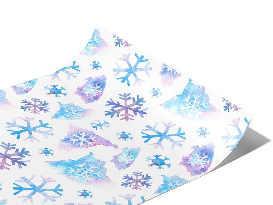 Fresh Drift Snow Vinyl Wraps~Rwraps Series 914 Digitally Printed Vinyl Wrap~0