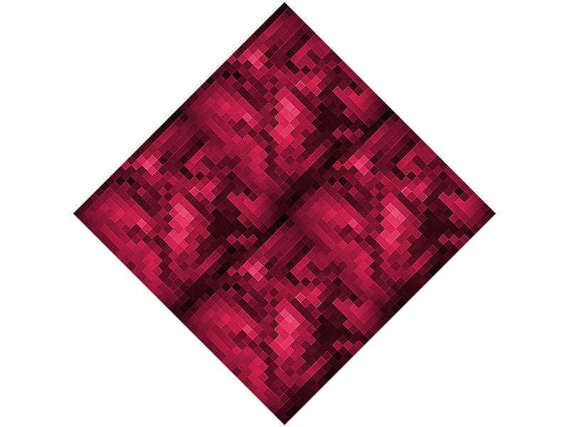 Fresh Raspberries Pixel Vinyl Wrap Pattern