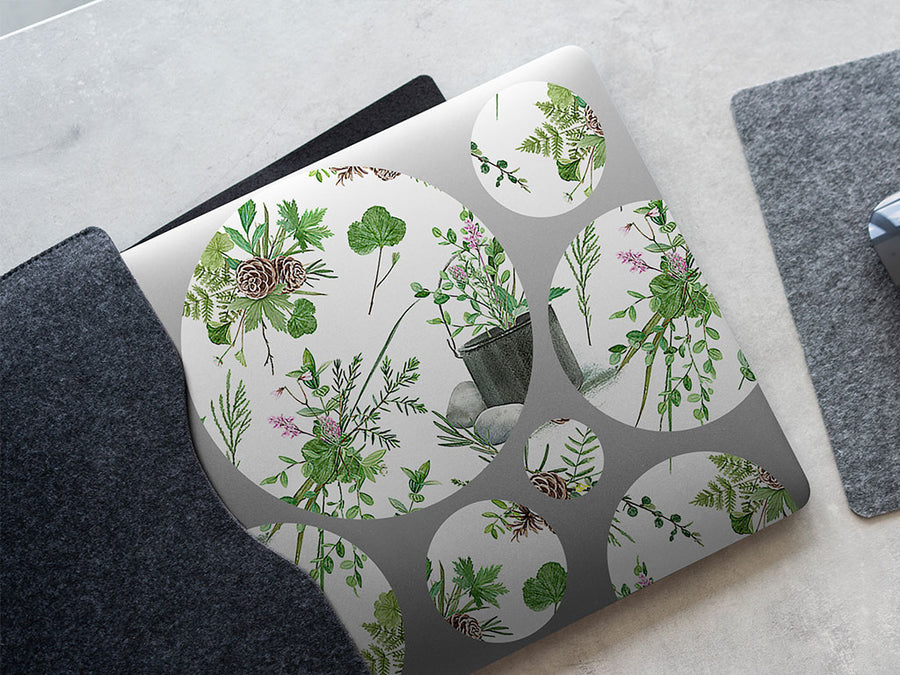 fresh tea camping DIY Laptop Stickers