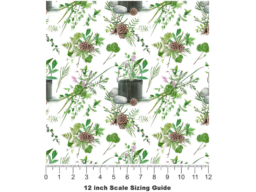 Fresh Tea Camping Vinyl Film Pattern Size 12 inch Scale~Rwraps Fresh Tea Camping Sizing Chart~2