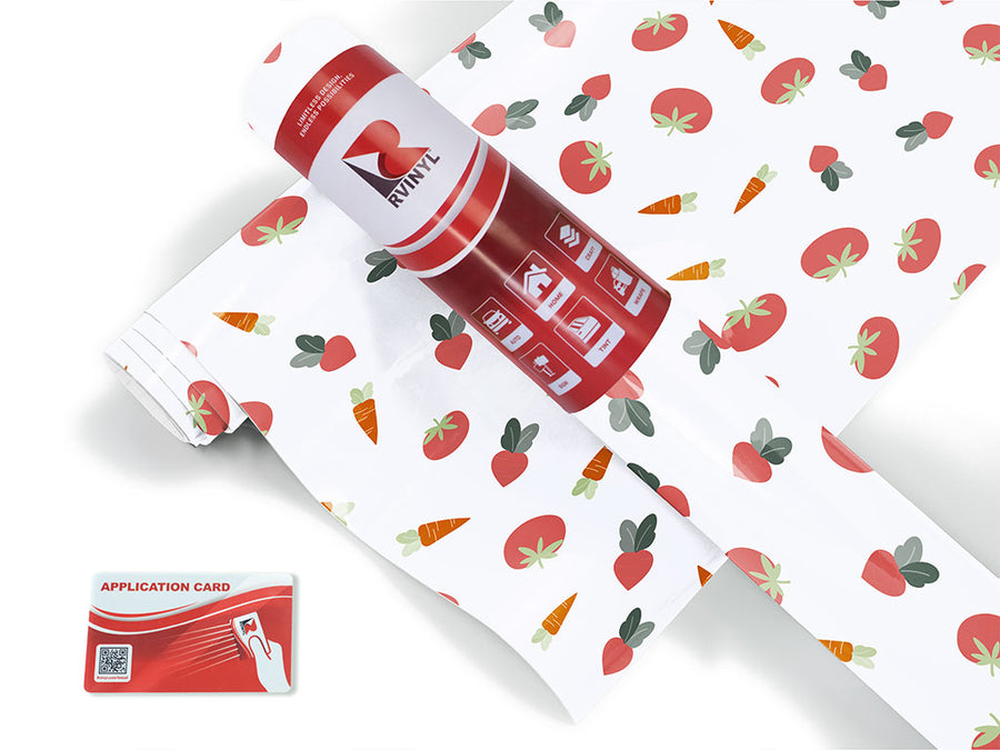 fresh vegetables gardening Craft Vinyl Roll