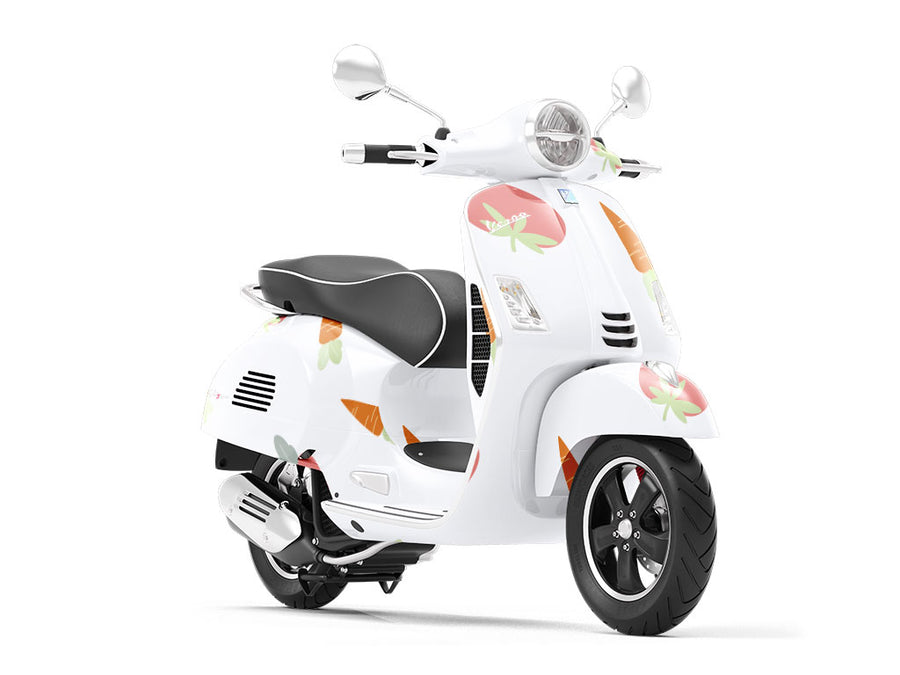 Fresh Vegetables Gardening Vespa Scooter Wrap Film
