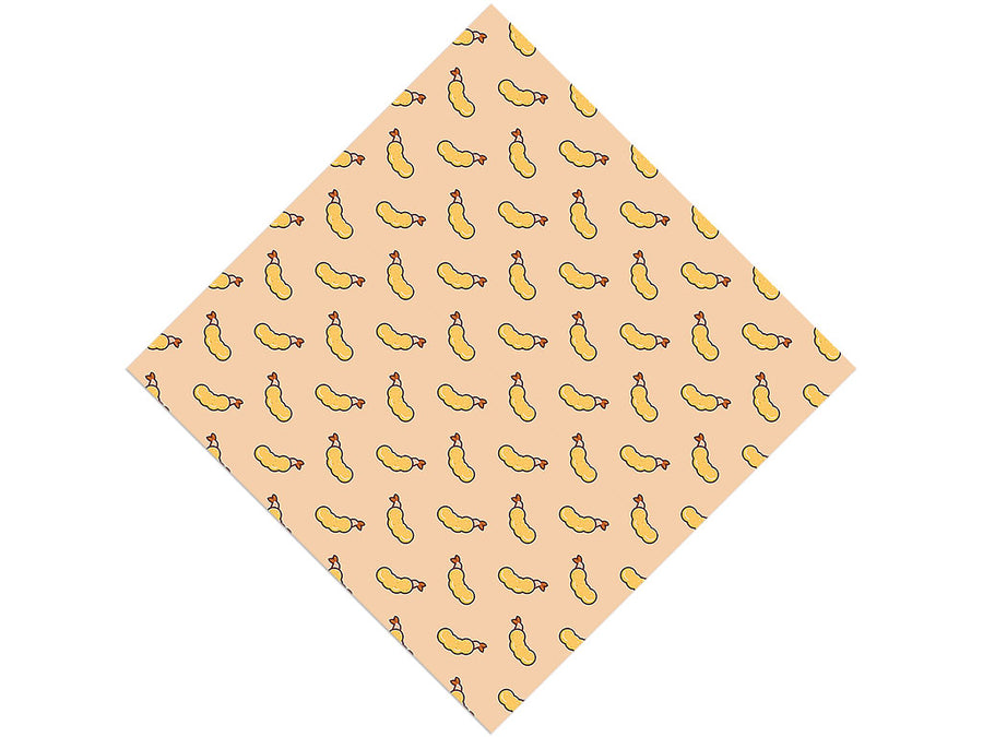 Fried Shrimp Food Vinyl Wrap Pattern