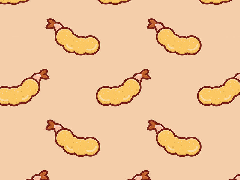 Fried Shrimp Food Vinyl Wrap Pattern~Rwraps Series 914 Digitally Printed Vinyl Wrap~0