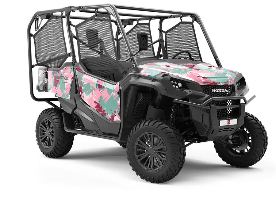 Friendly Lovers Abstract Utility Vehicle Vinyl Wrap