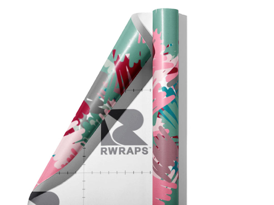 Friendly Lovers Abstract Wrap Film Sheets~Rwraps Series 914 Friendly Lovers Abstract Scrolled Sheet~3