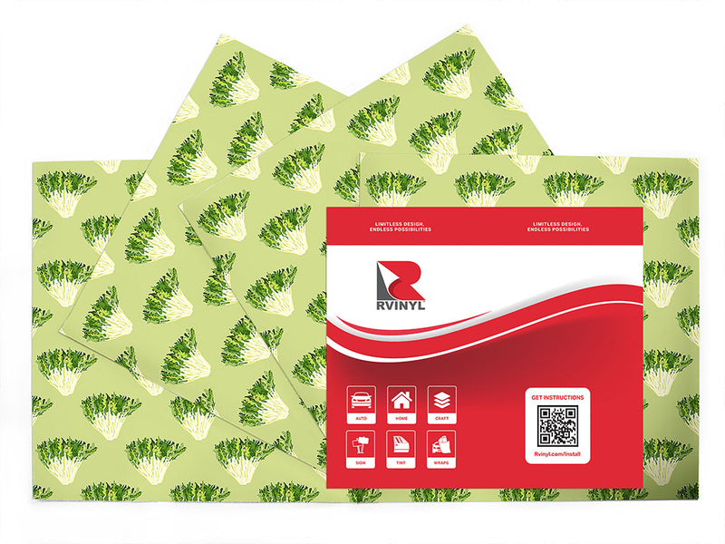 frizzy frisee vegetable Craft Vinyl Sheet Pack