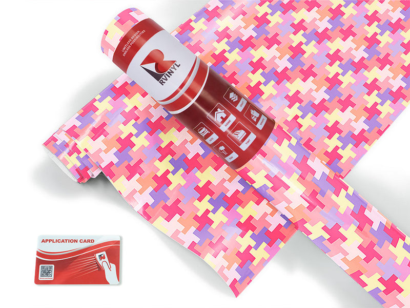 frostbitten mosaic Craft Vinyl Roll