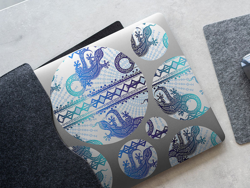 frozen geckos animal DIY Laptop Stickers