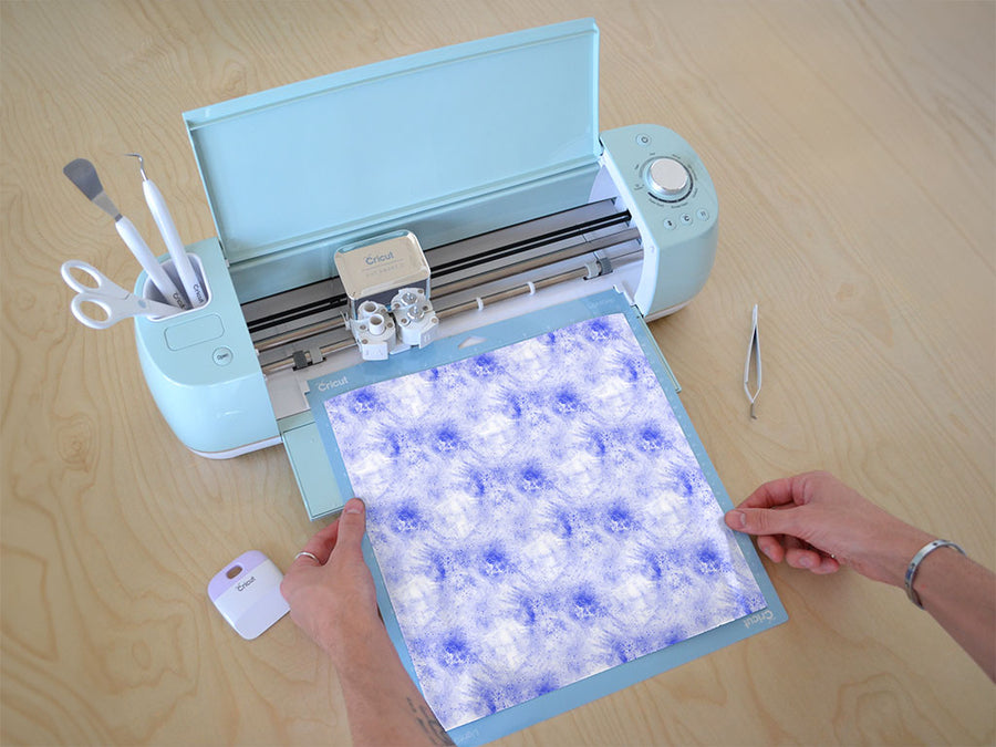 frozen lake tie dye Cricut Compatible Vinyl