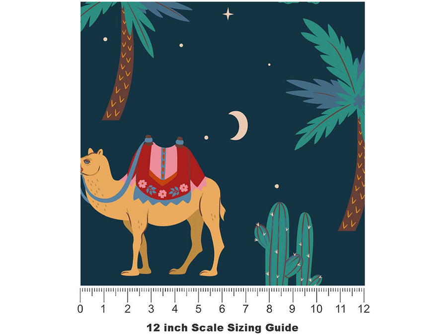 Frozen Nights Animal Vinyl Film Pattern Size 12 inch Scale~Rwraps Frozen Nights Animal Sizing Chart~2