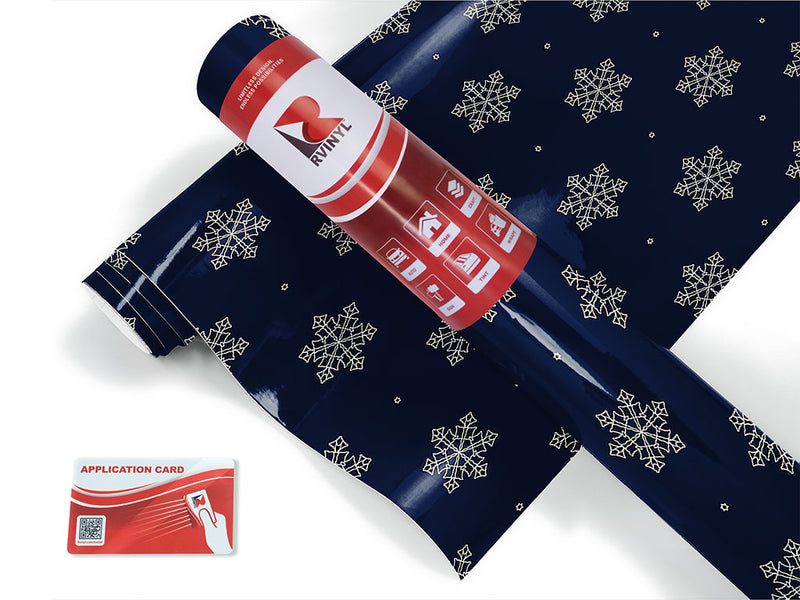 frozen river snowflake Craft Vinyl Roll