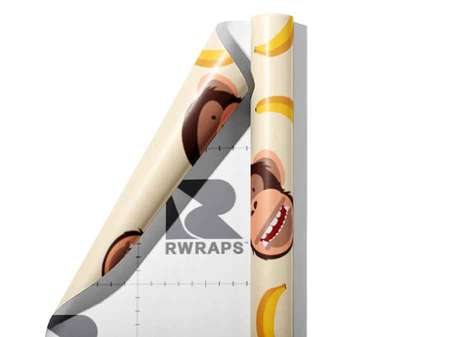Fruit Snacks Primate Wrap Film Sheets~Rwraps Series 914 Fruit Snacks Primate Scrolled Sheet~3