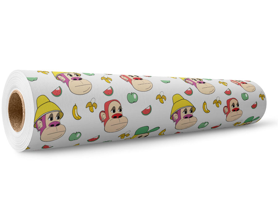 Fruity Monkey Technology Wrap Film Wholesale Roll~Rwraps Series 914 Digitally Printed Vinyl Roll~5