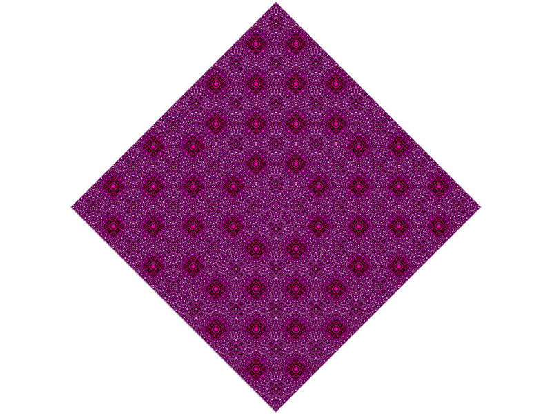 Fuchsia Foundations Mosaic Vinyl Wrap Pattern