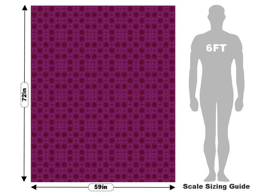 Fuchsia Foundations Mosaic Vehicle Wrap Scale~Rwraps Series 914 Fuchsia Foundations Mosaic Measurements~1