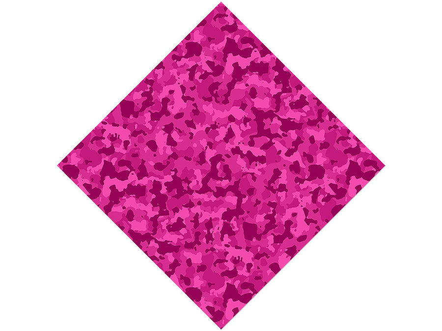 Fuchsia Woodland Camouflage Vinyl Wrap Pattern