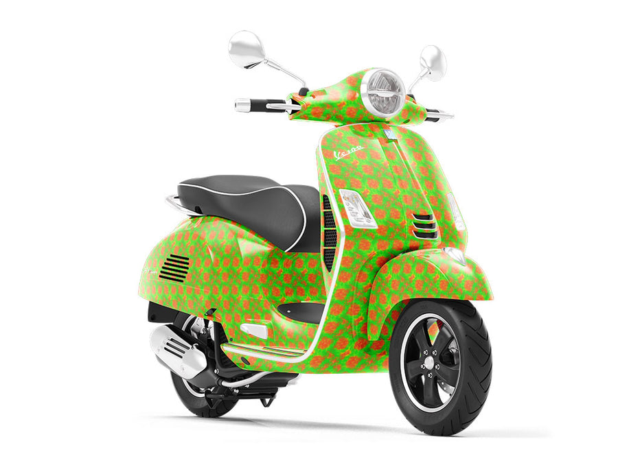 Fungal Dots Tie Dye Vespa Scooter Wrap Film