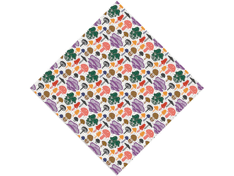 Fungal Feast Mushroom Vinyl Wrap Pattern