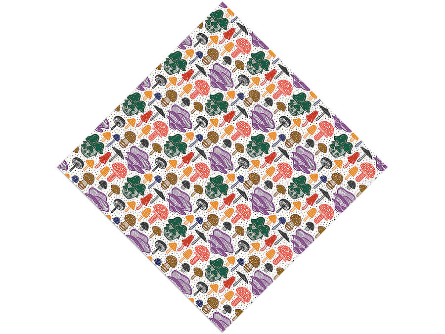 Fungal Feast Mushroom Vinyl Wrap Pattern
