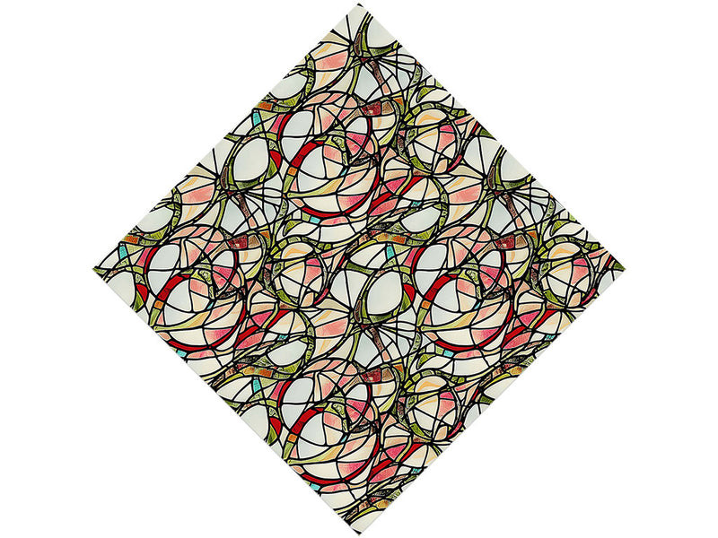 Fungal Growth Stained Glass Vinyl Wrap Pattern
