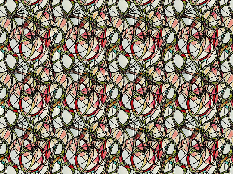Fungal Growth Stained Glass Vinyl Wrap Pattern~Rwraps Series 914 Digitally Printed Vinyl Wrap~0