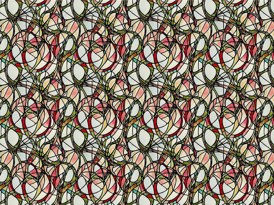 Fungal Growth Stained Glass Vinyl Wrap Pattern~Rwraps Series 914 Digitally Printed Vinyl Wrap~0