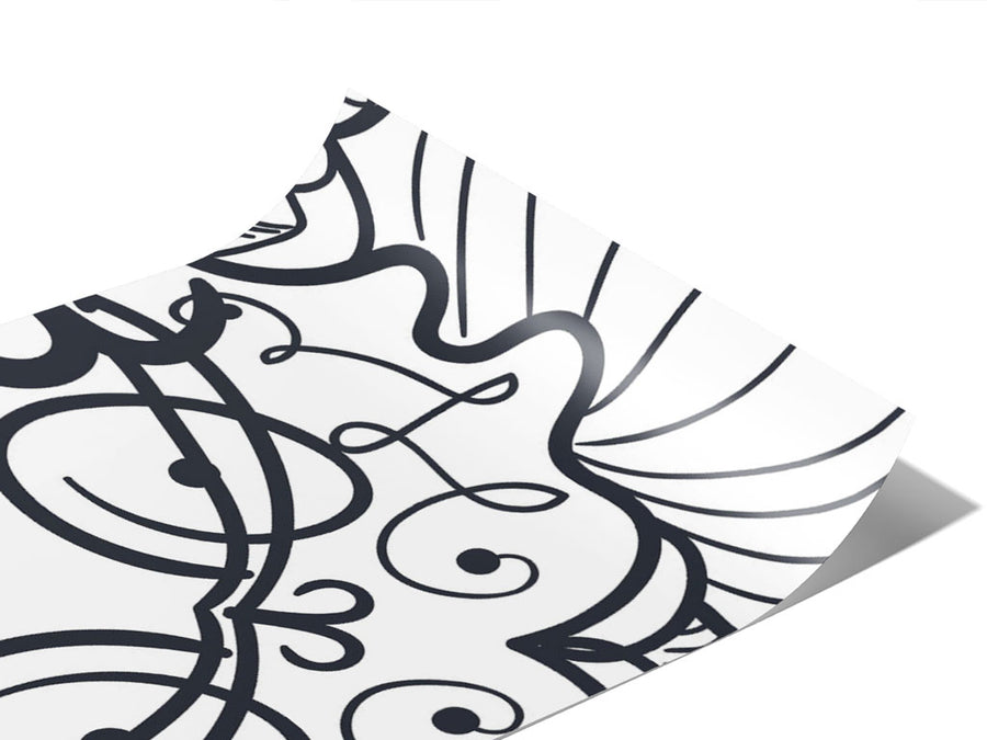 Fungal Swirls Mandala Vinyl Wraps~Rwraps Series 914 Digitally Printed Vinyl Wrap~0