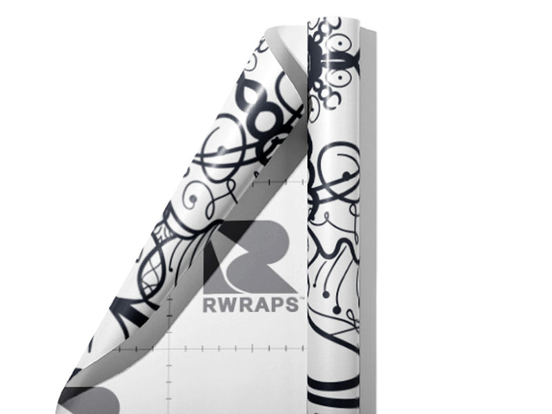 Fungal Swirls Mandala Wrap Film Sheets~Rwraps Series 914 Fungal Swirls Mandala Scrolled Sheet~3