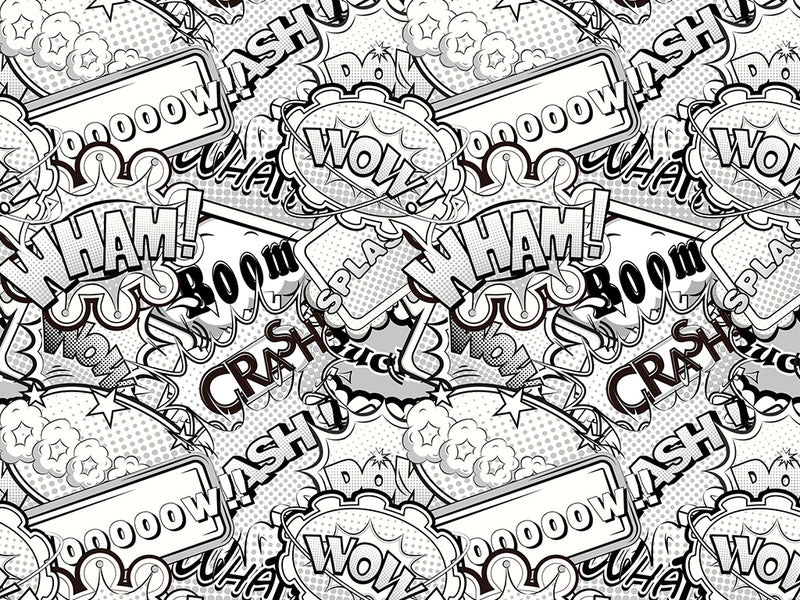 Funny Papers Sticker Bomb Vinyl Wrap Pattern~Rwraps Series 914 Digitally Printed Vinyl Wrap~0