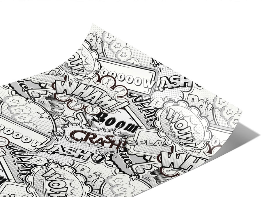 Funny Papers Sticker Bomb Vinyl Wraps~Rwraps Series 914 Digitally Printed Vinyl Wrap~1