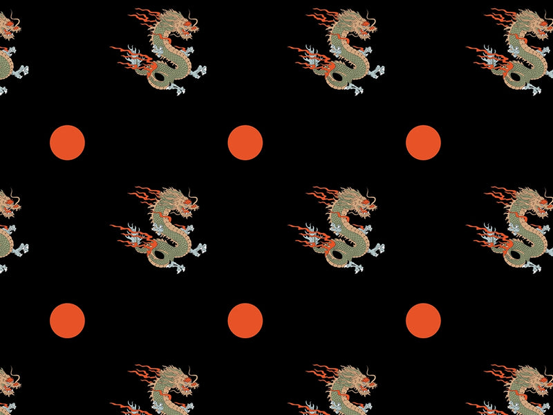 Furious Firebreathers Fantasy Vinyl Wrap Pattern~Rwraps Series 914 Digitally Printed Vinyl Wrap~0